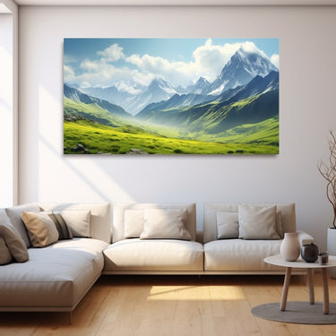 Extra Large Mountain Canvas